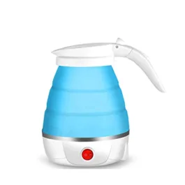 2137 SILICONE FOLDABLE COLLAPSIBLE ELECTRIC WATER KETTLE CAMPING BOILER