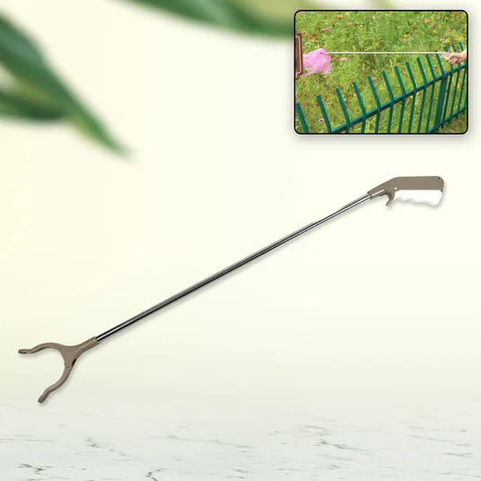 7534 GARBAGE LIFTER TOOL KITCHEN PICKER CLAW PICK UP RUBBISH HELPING HAND TOOL GARBAGE PICKER FLEXIBLE LIGHTWEIGHT TOOL - Image 2