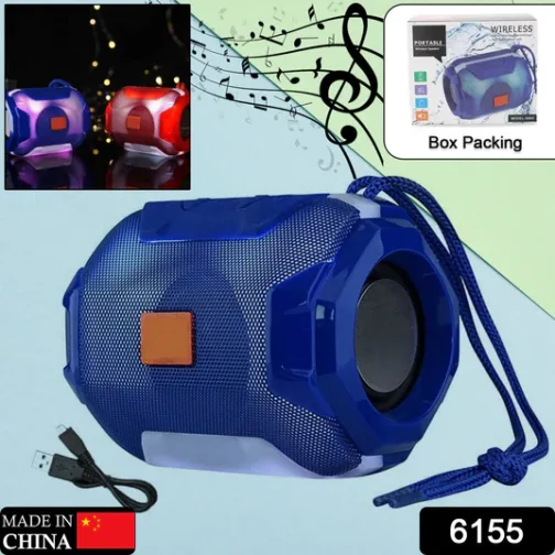 6155 WIRELESS RECHARGEABLE PORTABLE PREMIUM DJ BASS MULTIMEDIA SPEAKER
