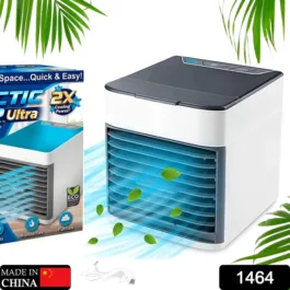 1464 MINI PORTABLE AIR COOLER, PERSONAL SPACE COOLER EASY TO FILL WATER AND MOOD LED LIGHT AND PORTABLE AIR CONDITIONER DEVICE COOL ANY SPACE LIKE HOME OFFICE