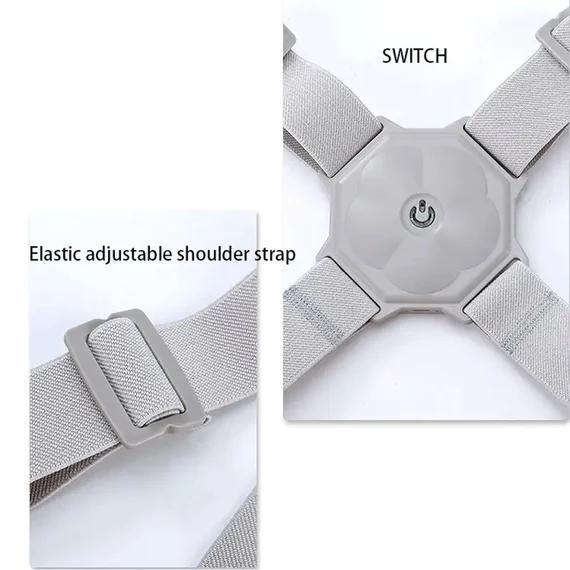 6875 SMART BACK POSTURE CORRECTOR, SHOULDER AND BACK POSTURE BAND POSTURE REMINDER WITH SMART VIBRATION SENSOR REMINDER FOR KIDS MEN AND WOMEN - Image 7