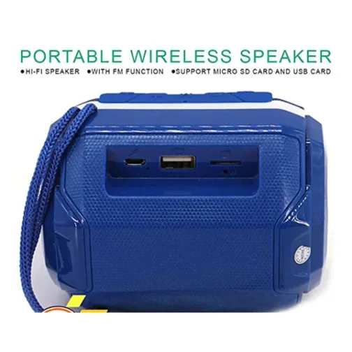 6155 WIRELESS RECHARGEABLE PORTABLE PREMIUM DJ BASS MULTIMEDIA SPEAKER - Image 6
