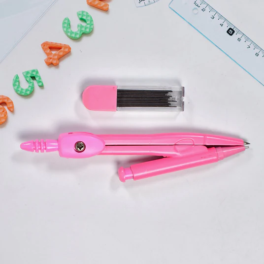 7909 MULTIFUNCTIONAL COMPASS BOX FOR BOYS & GIRLS FOR SCHOOL, SMALL SIZE CARTOON PRINTED PENCIL CASE FOR KIDS BIRTHDAY GIFT. - Image 4