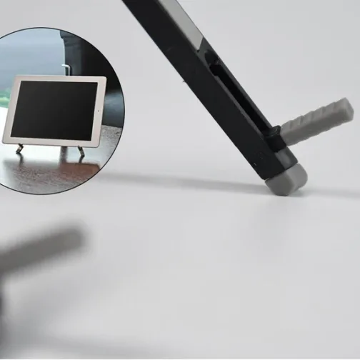 1430 SLIM TABLET MOBILE STAND ADJUSTABLE FOLDABLE TABLET STAND SCAFFOLD - Image 3