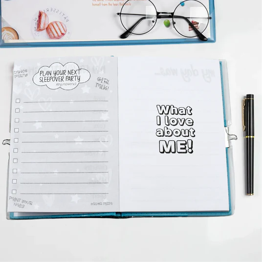4092 GIRLS AND BOYS DIARY WITH LOCK FOR KIDS, CUTE GIRLS AND BOYS JOURNAL SECRET NOTEBOOK WITH LOCK AND KEY FOR LITTLE KID WRITING DRAWING GIFTS FOR PRE SCHOOL - Image 4