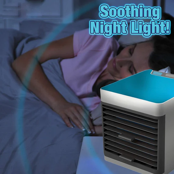 1464 MINI PORTABLE AIR COOLER, PERSONAL SPACE COOLER EASY TO FILL WATER AND MOOD LED LIGHT AND PORTABLE AIR CONDITIONER DEVICE COOL ANY SPACE LIKE HOME OFFICE - Image 5