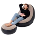 8062 INFLATABLE SOFA LOUNGE CHAIR OTTOMAN, BLOW UP CHAISE LOUNGE AIR SOFA, INDOOR FLOCKING LEISURE COUCH FOR HOME OFFICE REST, INFLATED RECLINERS PORTABLE DECK CHAIR FOR OUTDOOR TRAVEL CAMPING PICNIC. - Image 3