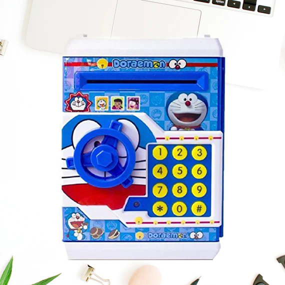 4508 MONEY SAFE ATM KIDS PIGGY SAVINGS BANK WITH ELECTRONIC LOCK PIGGY BANK ATM WITH PASSWORD, CARTOON PIGGY BANK FOR KIDS - Image 7