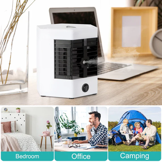 1488 MINI AIR CONDITIONER ARCTIC COOLER AIR COOLER HUMIDIFIER MINI PORTABLE AIR COOLER FAN ARCTIC AIR PERSONAL SPACE COOLER THE QUICK & EASY WAY TO COOL ANY SPACE AIR CONDITIONER - Image 2