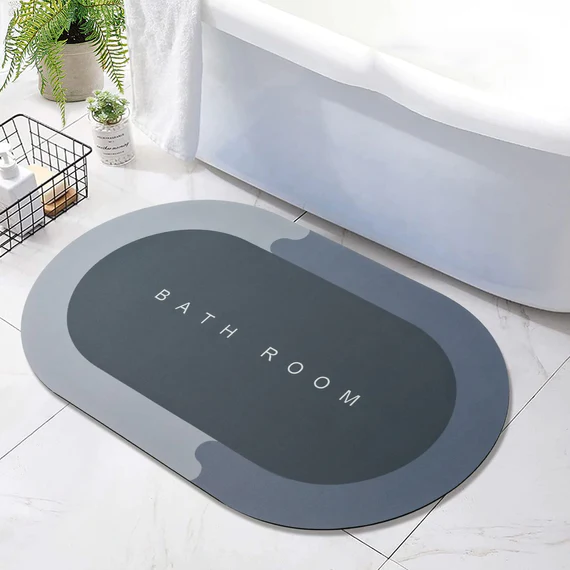 4997A FLOOR MAT, BATH MAT, DOORMAT, BATHROOM CARPET. CUSHION MAT SUPER ABSORBENT SOFT CARPET, QUICK DRY DIRT BARRIER FOR HOME, OFFICE - Image 2