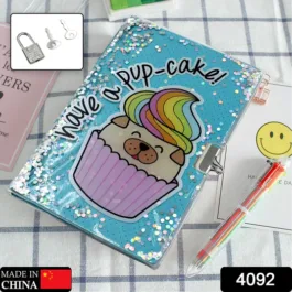 4092 GIRLS AND BOYS DIARY WITH LOCK FOR KIDS, CUTE GIRLS AND BOYS JOURNAL SECRET NOTEBOOK WITH LOCK AND KEY FOR LITTLE KID WRITING DRAWING GIFTS FOR PRE SCHOOL