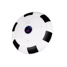 AE09 Fish Eye Chakra Wireless 360* Panoramic WiFi IP 1080p Camera with Infrared Night Vision,Live View,Two Way Communication, Motion Detection, 360 *Remote View On Mobile