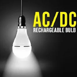 CS57 12 Watt Inverter Bulb LED Bulb Light Rechargeable Emergency, AC/DC Bulb Color White, B22 Cap, 1pcs