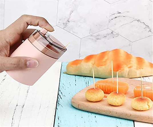 5362 TOOTHPICK HOLDER DISPENSER, POP-UP AUTOMATIC TOOTHPICK DISPENSER, TOOTHPICK STORAGE BOX - Image 4