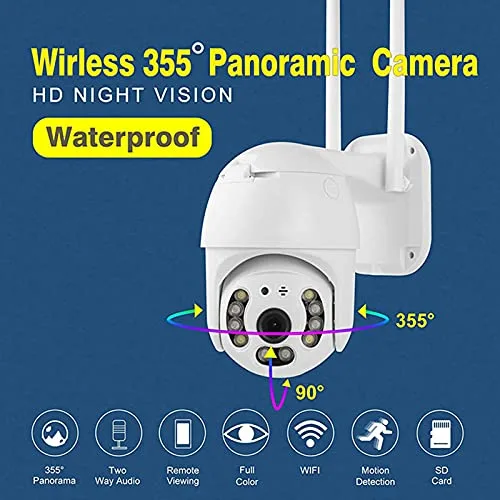 AE08 8MP 360 Degree Smart WiFi Camera Outdoor Ptz IP Camera HD Night Vision IP66 Waterproof Automatic Tracking IP WiFi Camera - Image 4