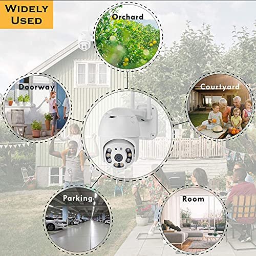 AE08 8MP 360 Degree Smart WiFi Camera Outdoor Ptz IP Camera HD Night Vision IP66 Waterproof Automatic Tracking IP WiFi Camera - Image 3
