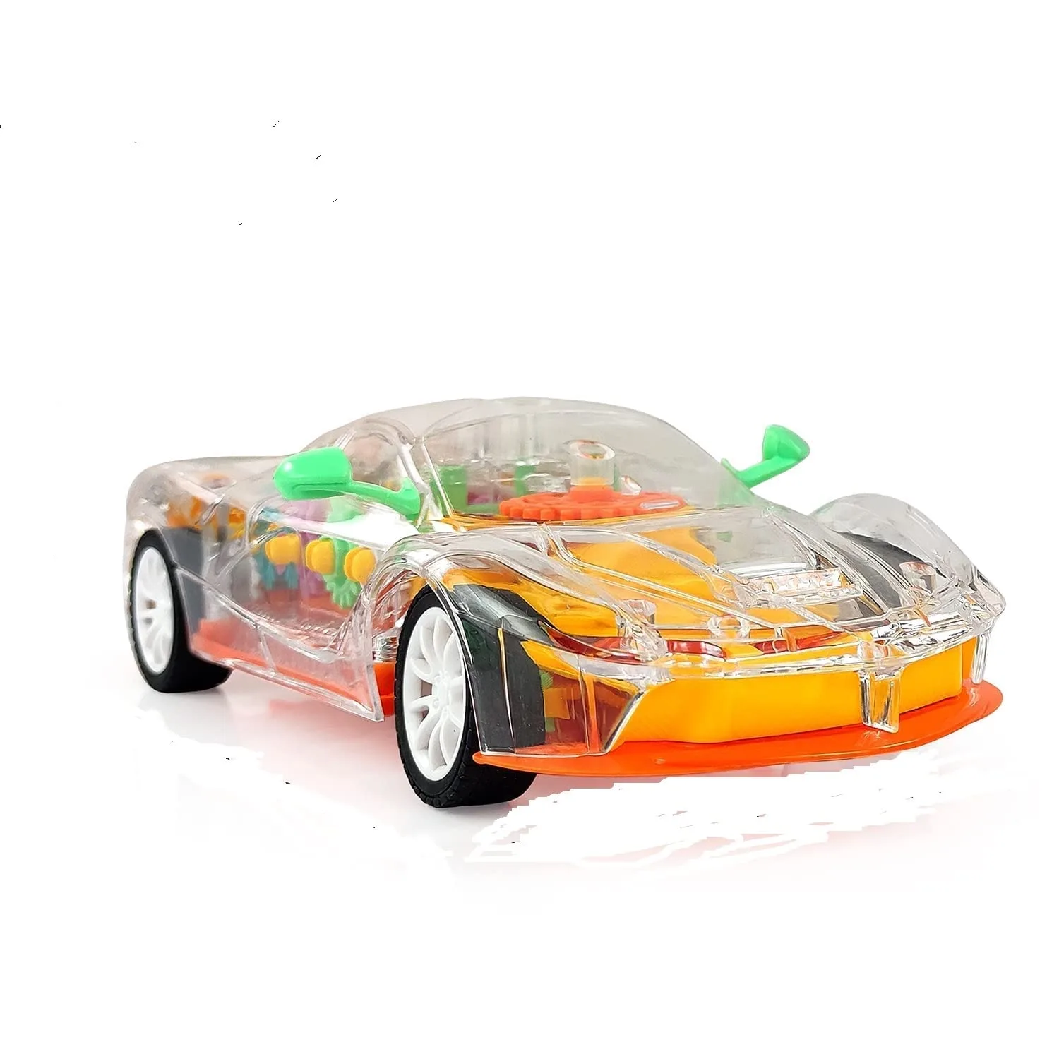 ZT08  Remote Control Concept Musical and 3D Lights Kids Transparent Car, Toy for 2-5 Year Kids Baby Toy Recharbeable Battery Included - Image 2