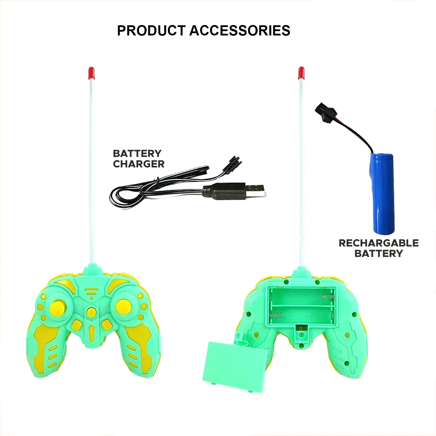 ZT08  Remote Control Concept Musical and 3D Lights Kids Transparent Car, Toy for 2-5 Year Kids Baby Toy Recharbeable Battery Included - Image 6