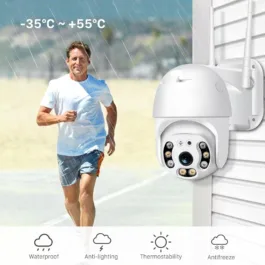 AE08 8MP 360 Degree Smart WiFi Camera Outdoor Ptz IP Camera HD Night Vision IP66 Waterproof Automatic Tracking IP WiFi Camera