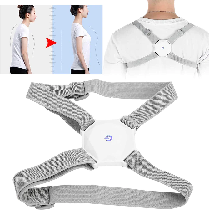 6875 SMART BACK POSTURE CORRECTOR, SHOULDER AND BACK POSTURE BAND POSTURE REMINDER WITH SMART VIBRATION SENSOR REMINDER FOR KIDS MEN AND WOMEN - Image 3