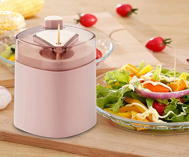 5362 TOOTHPICK HOLDER DISPENSER, POP-UP AUTOMATIC TOOTHPICK DISPENSER, TOOTHPICK STORAGE BOX - Image 2
