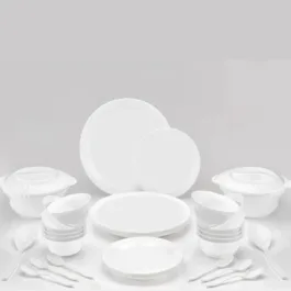 2182 LIGHT WEIGHT PLASTIC DINNER SET OF 36 PIECES