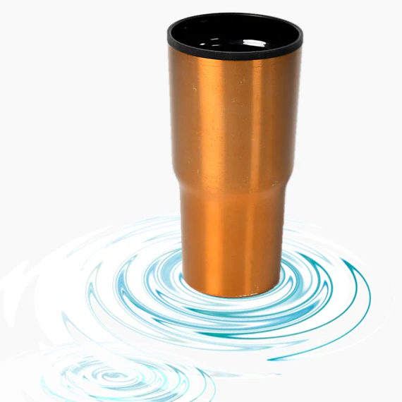 7183 STAINLESS STEEL VACUUM INSULATED GLASS COFFEE CUPS DOUBLE WALLED TRAVEL MUG, CAR COFFEE MUG - Image 5