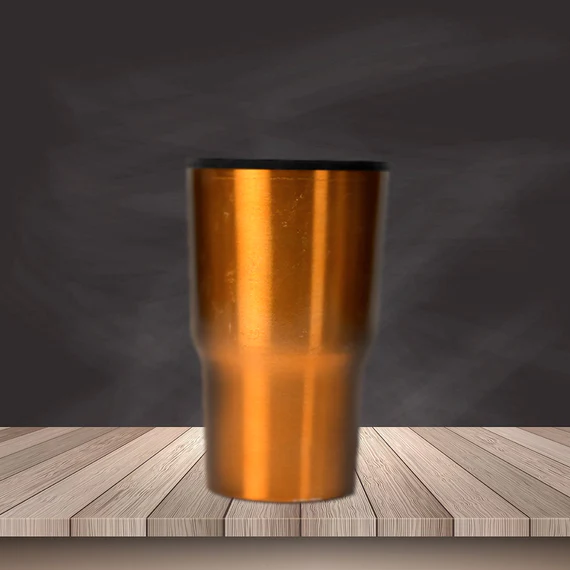 7183 STAINLESS STEEL VACUUM INSULATED GLASS COFFEE CUPS DOUBLE WALLED TRAVEL MUG, CAR COFFEE MUG - Image 3