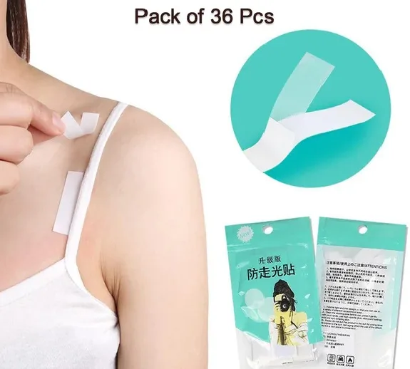 183 WATERPROOF ANTI-SKID, DISPOSABLE DOUBLE SIDED 36 ADHESIVE TRANSPARENT CLEAR MEDICAL TAPE FOR LINGERIE
