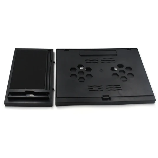 1229 LAPTOP STAND SUITABLE PORTABLE FOLDABLE COMPATIBLE WITH MACBOOK NOTEBOOK TABLET TRAY DESK TABLE BOOK WITH FREE PHONE STAND - Image 5