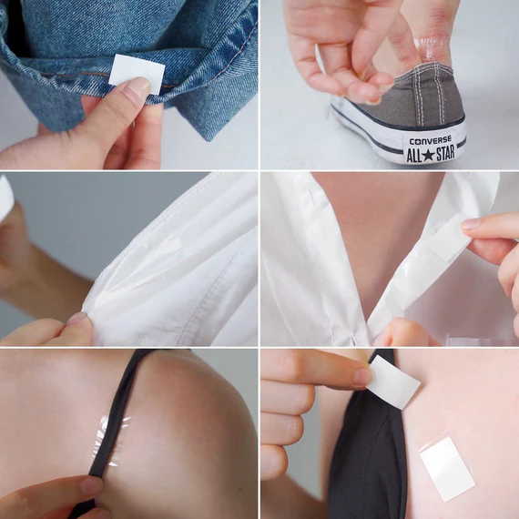 183 WATERPROOF ANTI-SKID, DISPOSABLE DOUBLE SIDED 36 ADHESIVE TRANSPARENT CLEAR MEDICAL TAPE FOR LINGERIE - Image 6