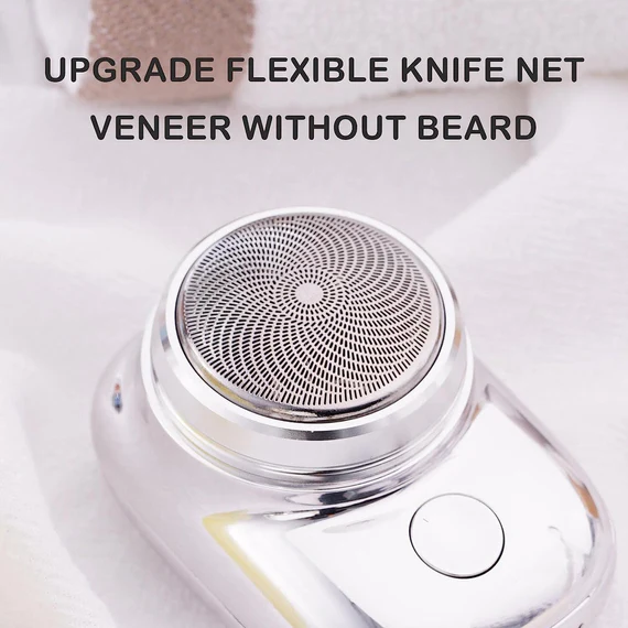 6539 MINI ELECTRIC SHAVER PORTABLE | POCKET FASHION | RECHARGEABLE | WIRELESS BEARD, HAIR RAZOR FOR MEN AND WOMEN | HOME, TRAVEL, GIFT | - Image 4
