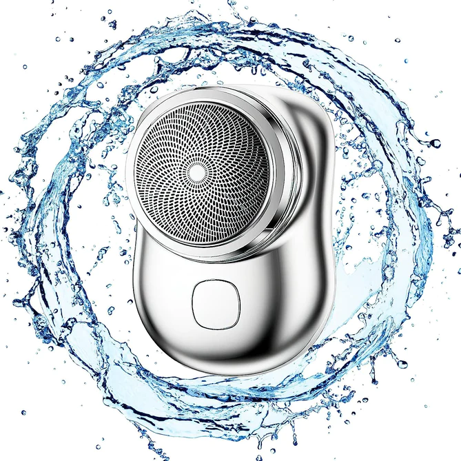 6539 MINI ELECTRIC SHAVER PORTABLE | POCKET FASHION | RECHARGEABLE | WIRELESS BEARD, HAIR RAZOR FOR MEN AND WOMEN | HOME, TRAVEL, GIFT | - Image 3