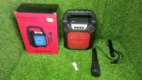 6642 WIRELESS BLUETOOTH PORTABLE BOOM BOX SUBWOOFER SUPPORT MIC INPUT OUTDOOR SPEAKER 5 W BLUETOOTH SPEAKER - Image 9