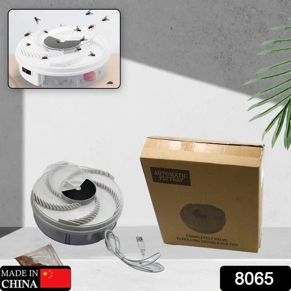 8065 ELECTRIC FLY TRAP, FLY TRAP PEST DEVICE INSECT CATCHER AUTOMATIC FLYCATCHER FLY TRAP PEST REJECT CONTROL CATCHER INSECT REPELLENTS TOOLS
