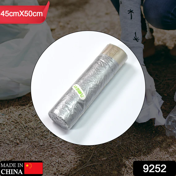 9252 1ROLLS GARBAGE BAGS/DUSTBIN BAGS/TRASH BAGS 45X50CM
