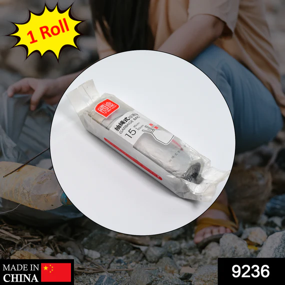 9236 1ROLL GARBAGE BAGS/DUSTBIN BAGS/TRASH BAGS 45X50CM