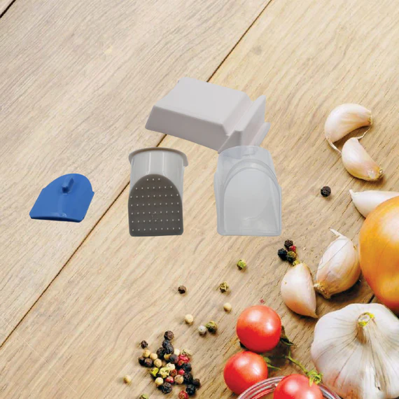 2803B MULTI-FUNCTION TIME SAVING VEGETABLE SLICER CUTTER + JULIENNE 5-IN-1 FOOD VEGETABLE POTATO CHOPPER, GARLIC GRINDER - Image 3