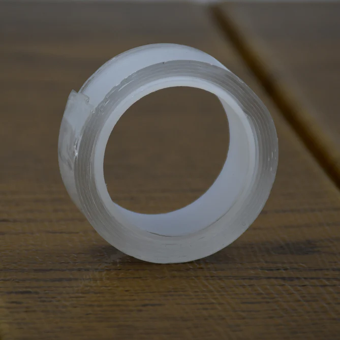 0882B STICKY TAPE WASHABLE ADHESIVE 1M TAPE REUSABLE, WEAR-RESISTANT TAPE NANO TAPE DOUBLE SIDED TAPE FOR PASTE PHOTOS HOME OFFICE SCHOOL - Image 3