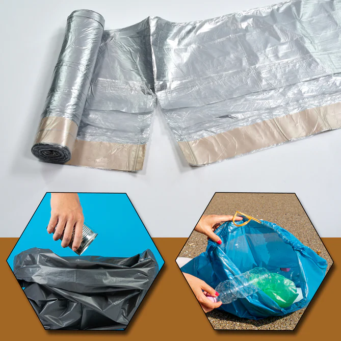 9236 1ROLL GARBAGE BAGS/DUSTBIN BAGS/TRASH BAGS 45X50CM - Image 3