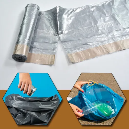 9252 1ROLLS GARBAGE BAGS/DUSTBIN BAGS/TRASH BAGS 45X50CM - Image 4