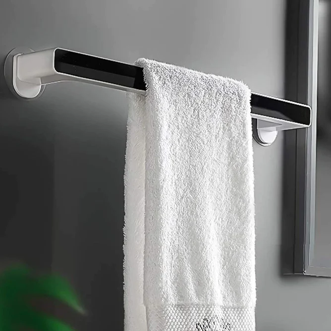 9130A TOWEL RACK & MULTIUSE RACK WITH 2 STICKER FOR HOME & MULTIUSE RACK (47 CM RACK ) - Image 5