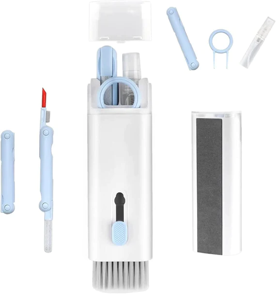 6462 7 IN 1 ELECTRONIC CLEANER KIT, CLEANING KIT FOR MONITOR KEYBOARD AIRPODS, SCREEN DUST BRUSH INCLUDING SOFT SWEEP, SWIPE, AIRPOD CLEANER PEN, KEY PULLER AND SPRAY BOTTLE - Image 7