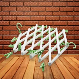 6921 BIG ADJUSTABLE CLOTHES HANGER, WINDPROOF TUMBLE DRYER, EXTENDABLE, SOCKS WASHING LINER, PLASTIC DRYING RACK, SOCK HANGER, FOLDABLE HANGER, UNDERWEAR DRYER WITH 29 CLIPS