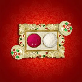 5996 RAKASHA BANDHAN SPECIAL PUJA THALI, KUMKUM THALI HOLDER, POOJA RETURN GIFT, INDIAN HOUSEWARMING GIFTS, BROTHER/BHAI/BHABHI/SISTER/FAMILY RAKHI FOR RAKSHABANDHAN