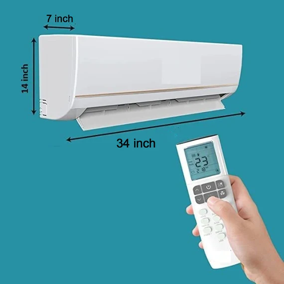 6082 AC COVER AIR CONDITIONING DUST COVER FOLDING DESIGNER AC COVER FOR INDOOR SPLIT 1.5 TON COVER WASHABLE FOLDABLE DUSTPROOF COVER (MIX DESIGN / 1 PC) - Image 4