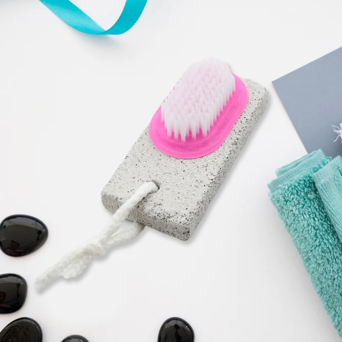 9352A HAND AND FOOT BRUSH WITH PUMICE STONE TO REMOVE DEAD SKIN & CALLUS - Image 3