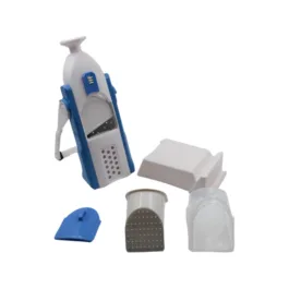 2803B MULTI-FUNCTION TIME SAVING VEGETABLE SLICER CUTTER + JULIENNE 5-IN-1 FOOD VEGETABLE POTATO CHOPPER, GARLIC GRINDER