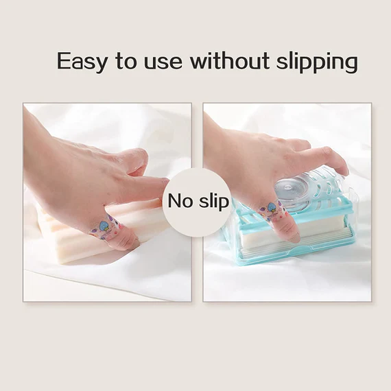 6303 2-IN-1 PORTABLE SOAP ROLLER DISH & SOAP DISPENSER WITH ROLLER AND DRAIN HOLES, MULTIFUNCTIONAL SOAP HOLDER FOAMING SOAP BAR BOX FOR HOME, KITCHEN, BATHROOM - Image 3