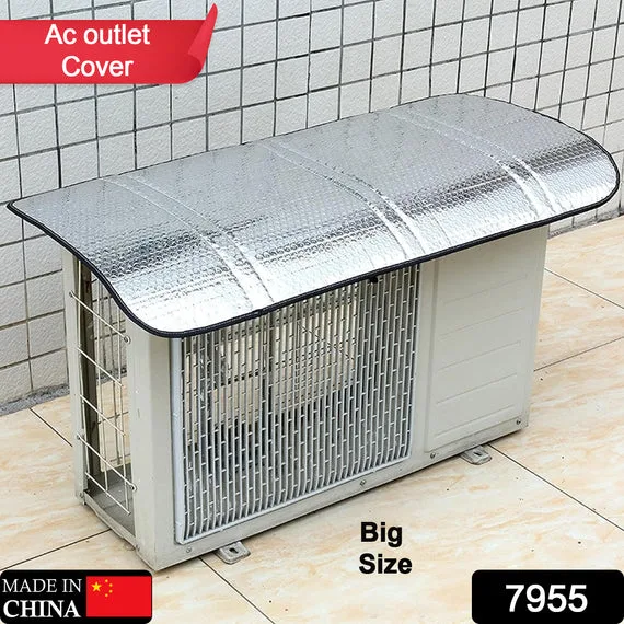7955 AIR CONDITIONER OUTDOOR UNIT COVER, OUTDOOR UNIT PROTECTIVE COVER, ALUMINUM FOIL MATERIAL, SUN, RAIN, SNOW, WIND, DUST, PROTECTS OUTDOOR UNITS COVER (BIG)